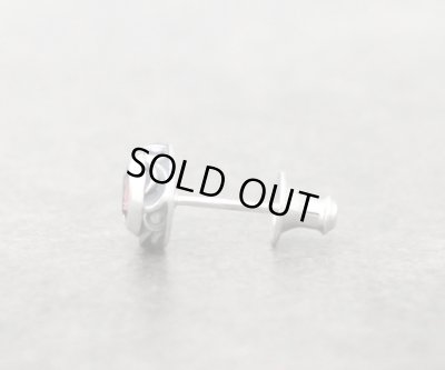 アラベスクシルバーストーンピアスGRMQ/AQUA SILVER（アクアシルバー）