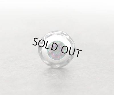 アラベスクシルバーストーンピアスGRMQ/AQUA SILVER（アクアシルバー）