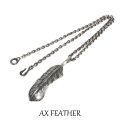 AX フェザーネックレス  シルバー925 フェザーペンダント / Native Accessory Collection（インディアンジュエリー＆シルバーフェザーetc...）