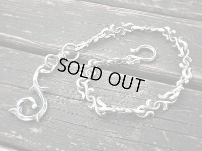 【シルバーウォレットチェーン】Piece of Arabesque｜gush（ガッシュ）