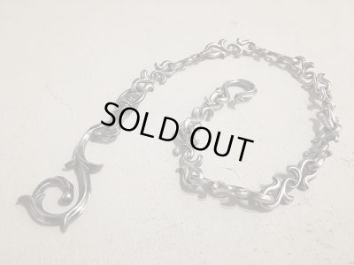 【シルバーウォレットチェーン】Piece of Arabesque｜gush（ガッシュ）