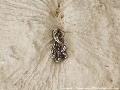 【唐草/アラベスク】ブラーゼンピアス(シルバー)/Quetzal(ケツァール)