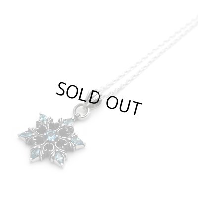 [雪の結晶 シルバーネックレス] snow crystal pendant / cooldust