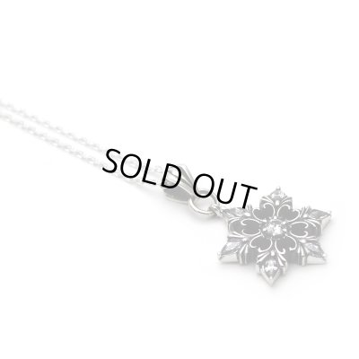[雪の結晶 シルバーネックレス] snow crystal pendant / cooldust