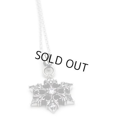 [雪の結晶 シルバーネックレス] snow crystal pendant / cooldust