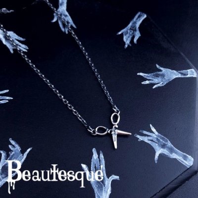 [鋏/ハサミ][シルバーネックレス] Scissors necklace｜Beautesque（ビュウテスク