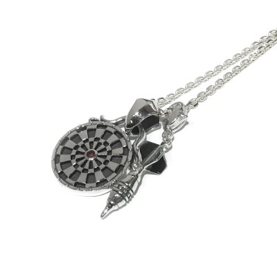 【ダーツ】ターゲットペンダント|Ark silver accessories(アークシルバーアクセサリーズ)