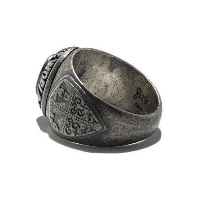 アークシルバーアクセサリーズ/カレッジリング(アンティークシルバー)