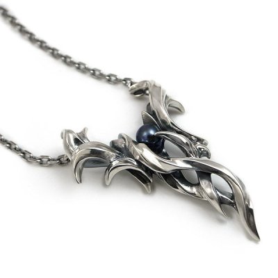 ブラックパール シルバーネックレス|DAgDART