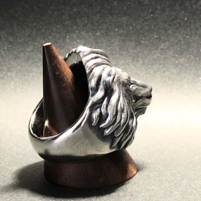 ガッシュ/【ライオン シルバーリング】Large Lion II｜gush