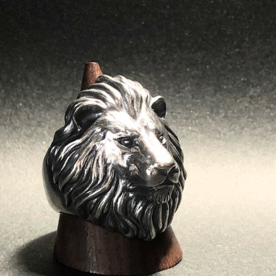 ガッシュ/【ライオン シルバーリング】Large Lion II｜gush