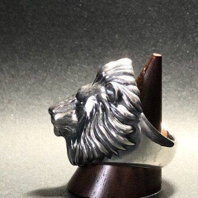 ガッシュ/【ライオン シルバーリング】Large Lion II｜gush