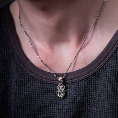 【ミスティッククォーツ】ロンバスミスティックペンダント(白虹)|Artemis Classic/アルテミスクラシック