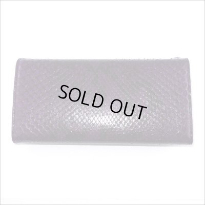 【蛇革/本革】パープルパイソン ロングウォレット/Artemis Classic/アルテミスクラシック