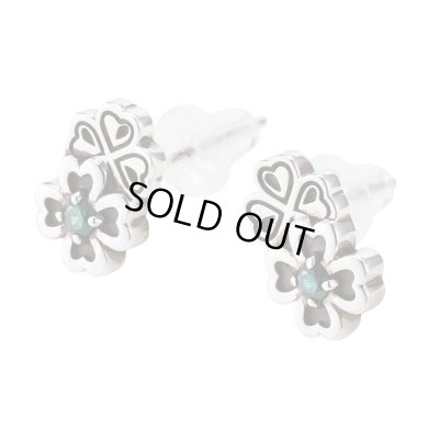 五等分の花嫁 四葉 シルバーピアス