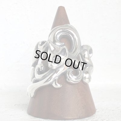 ガッシュ/【ネコ シルバーリング】唐草と猫のリング｜gush