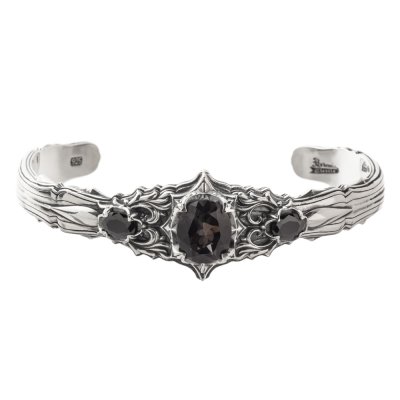 画像3: アルテミスクラシック/ブラックナイトバングル メンズ シルバーバングル シルバー925