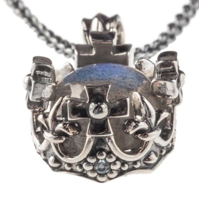 オーバルクラウンペンダント ラブラドライト/アルテミスキングス/Artemis Kings