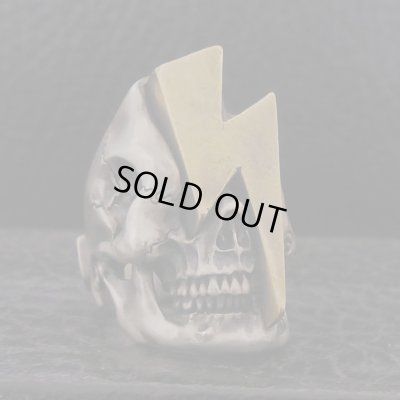 スカル 稲妻 雷 サンダー シルバーリング RAIZIN (ライジン) / BLIND RABBIT（ブラインドラビット）