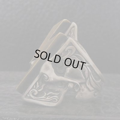 スカル 稲妻 雷 サンダー シルバーリング RAIZIN (ライジン) / BLIND RABBIT（ブラインドラビット）