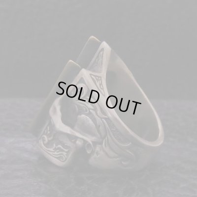 スカル 稲妻 雷 サンダー シルバーリング RAIZIN (ライジン) / BLIND RABBIT（ブラインドラビット）