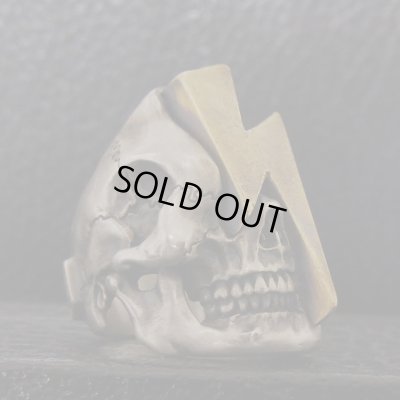 スカル 稲妻 雷 サンダー シルバーリング RAIZIN (ライジン) / BLIND RABBIT（ブラインドラビット）