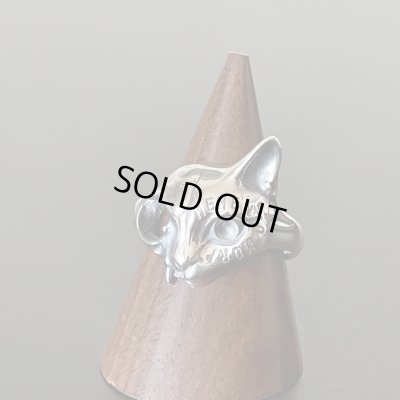 ガッシュ/【ネコ シルバーリング】メメント・モリ [Engraved type]｜gush（ガッシュ）