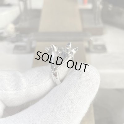 ガッシュ/【ネコ シルバーリング】絡みあう猫リング [タイプ1]｜gush（ガッシュ）