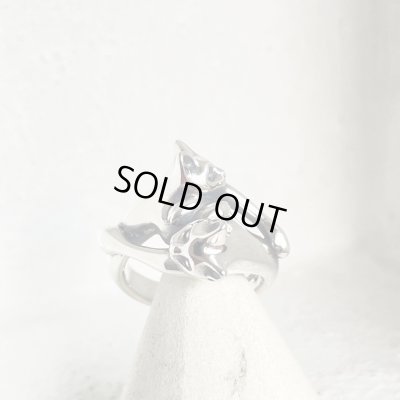 ガッシュ/【ネコ シルバーリング】絡みあう猫リング [タイプ1]｜gush（ガッシュ）