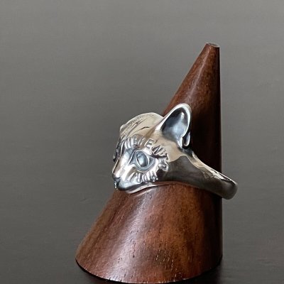 ガッシュ/【ネコ シルバーリング】メメント・モリ [Engraved type]｜gush（ガッシュ）