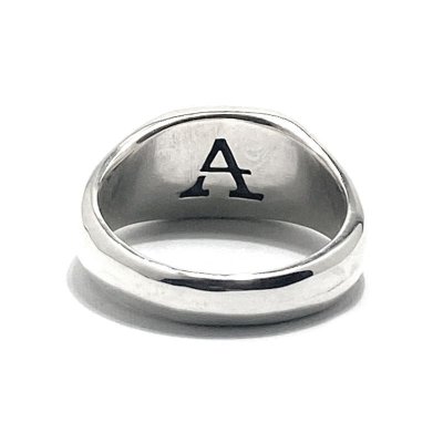 Astra Libio（アストラリバイオ）木目金 4A Ring Slim シグネットリング メンズ シルバーリング  silver925