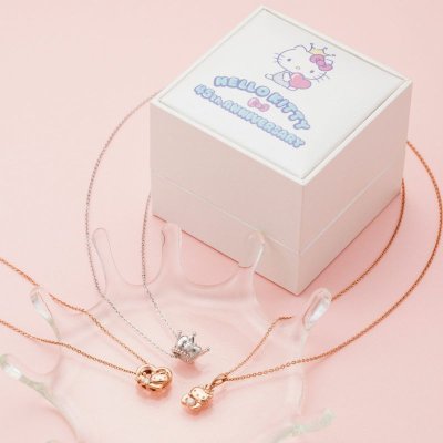 ハローキティ 45周年 サンリオキャラクターズ ネックレス シルバー SA45KT-N002PG