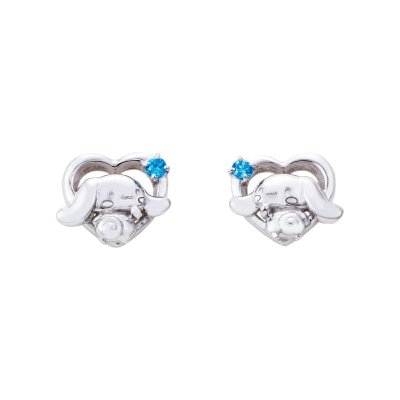 シナモロール サンリオキャラクターズ ピアス 両耳用 シルバー SACI-P001RD