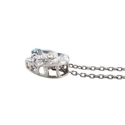 ハンギョドン 40周年 サンリオキャラクターズ ダンシングストーン ネックレス シルバー SAHD40-N001RD