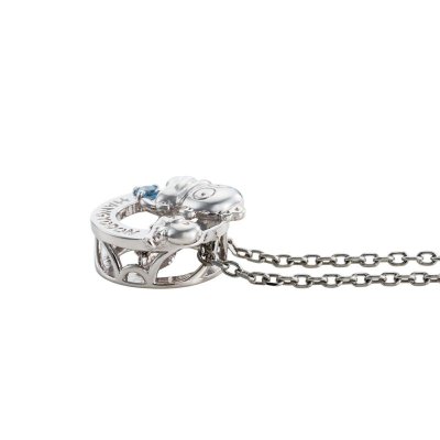 ハンギョドン 40周年 サンリオキャラクターズ ダンシングストーン ネックレス シルバー SAHD40-N002RD