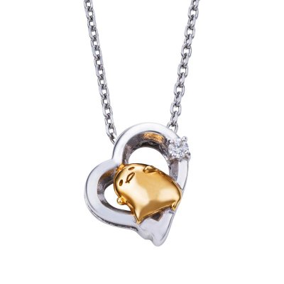 ぐでたま 10周年 サンリオキャラクターズ ネックレス シルバー SAGU10-N001YG