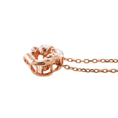 ハローキティ サンリオキャラクターズ ダンシングストーン ネックレス シルバー SAKT-N004PG