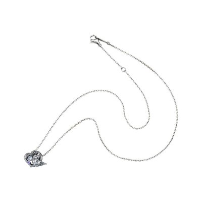 クロミ 20周年 サンリオキャラクターズ ダンシングストーン ネックレス シルバー SAKU20-N001BK