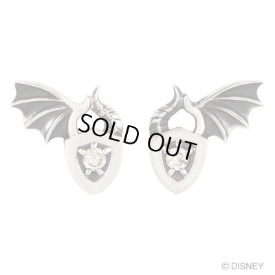 【ツイステ グッズ】『ディズニー ツイステッドワンダーランド』グッズ「ディアソムニア寮」シルバーピアス TWISTED-WONDERLAND マレウス・ドラコニア