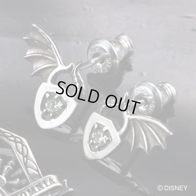 【ツイステ グッズ】『ディズニー ツイステッドワンダーランド』グッズ「ディアソムニア寮」シルバーピアス TWISTED-WONDERLAND マレウス・ドラコニア