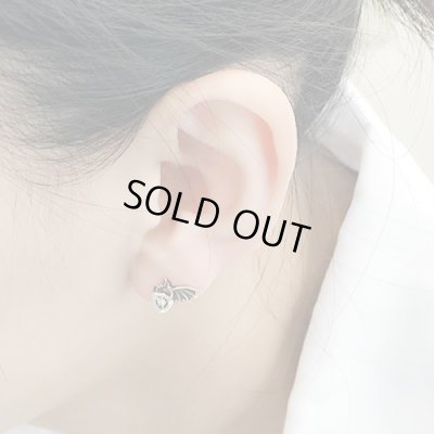 【ツイステ グッズ】『ディズニー ツイステッドワンダーランド』グッズ「ディアソムニア寮」シルバーピアス TWISTED-WONDERLAND マレウス・ドラコニア