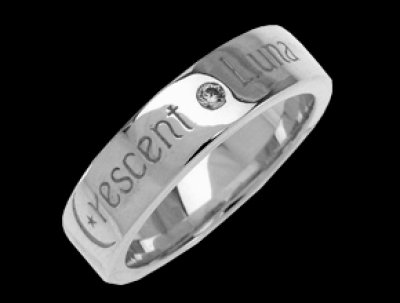 画像1: CRESCENT LUNA RING SV｜Crescent Luna/クレセントルナ