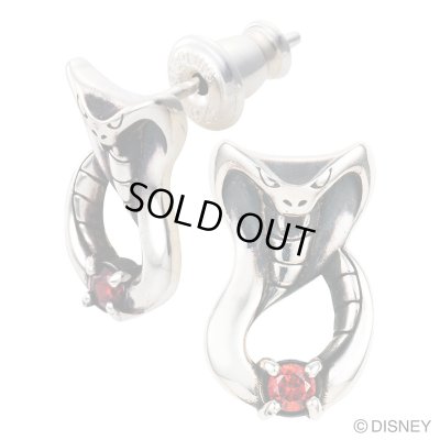 【ツイステ グッズ】『ディズニー ツイステッドワンダーランド』グッズ「スカラビア寮」シルバーピアス TWISTED-WONDERLAND