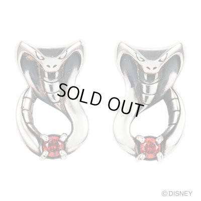 【ツイステ グッズ】『ディズニー ツイステッドワンダーランド』グッズ「スカラビア寮」シルバーピアス TWISTED-WONDERLAND