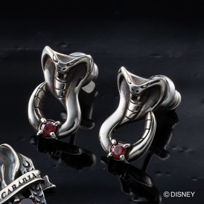 【ツイステ グッズ】『ディズニー ツイステッドワンダーランド』グッズ「スカラビア寮」シルバーピアス TWISTED-WONDERLAND