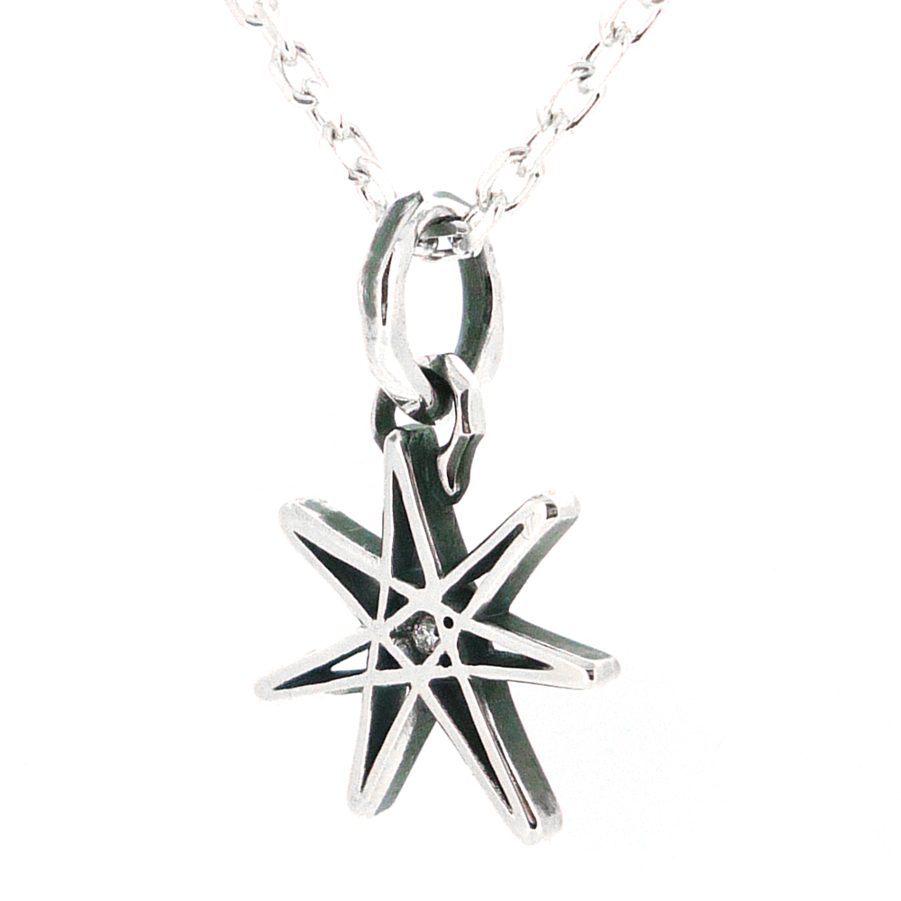 クールダスト/[七芒星 シルバーネックレス]seven pointed star pendant 
