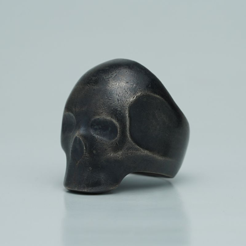 アークシルバーアクセサリーズ/スカルリング/silhouette skull ring [antique silver]