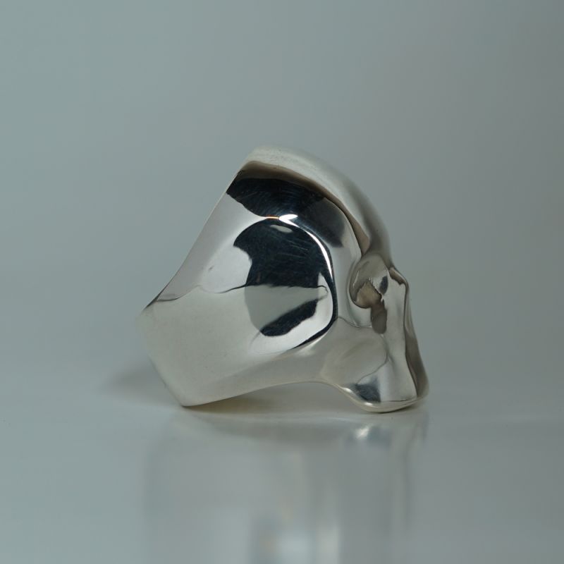 アークシルバーアクセサリーズ/スカルリング/silhouette skull ring [silver]｜シルバーアクセサリー通販Ark secret  base web shop