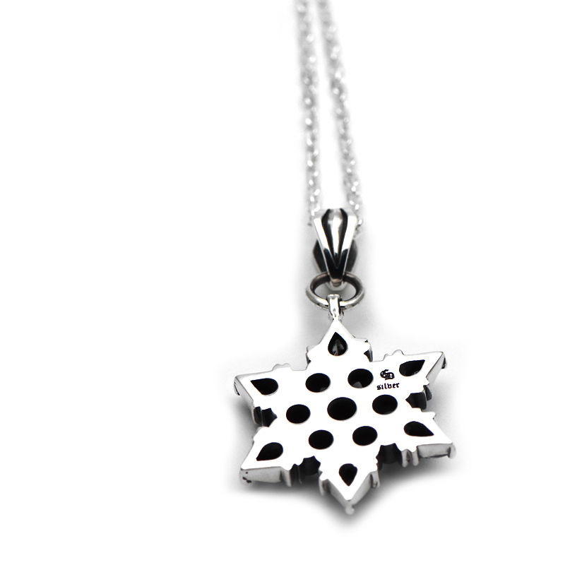 クールダスト/[雪の結晶 シルバーネックレス] snow crystal pendant 