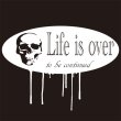 画像5: アークシルバーアクセサリーズ/LIFE IS OVER スカル ロングTシャツ